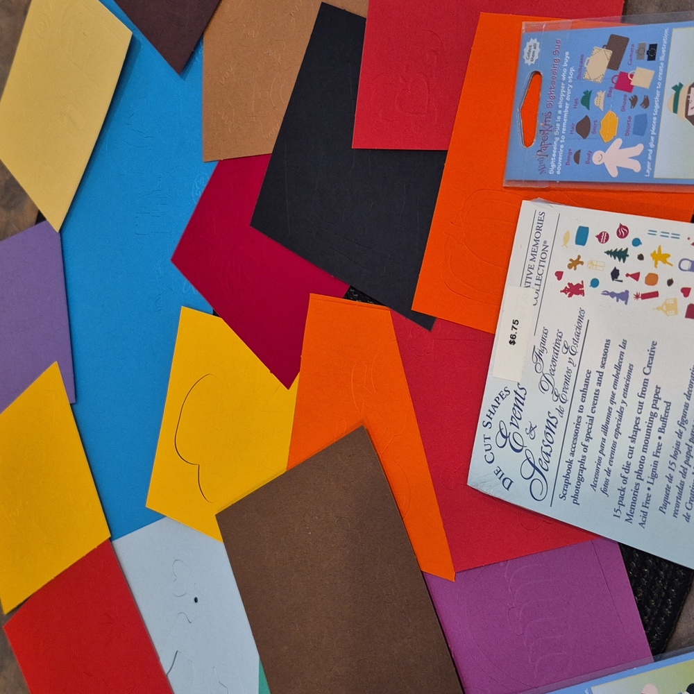 CREATIVE MEMORIES Events+Seasons Die Cut Paper Shapes Multicolor - Picture 2 of 16